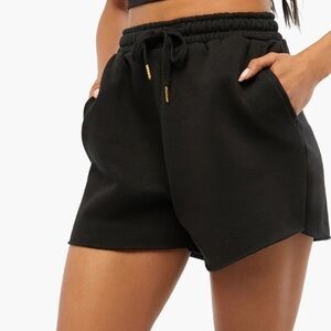 WeWoreWhat Black Pull On Shorts